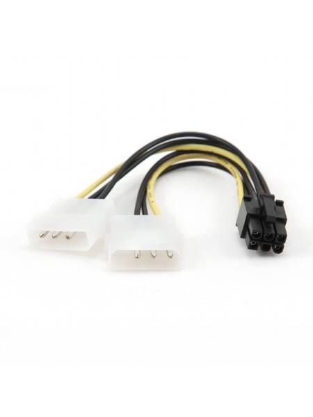Cablu alimentare Gembird, adaptor Molex PCI-E 2xMolex 1x6 PCI-E CC-PSU-6